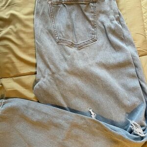 Fashion Nova Sky Blue Denim Pants